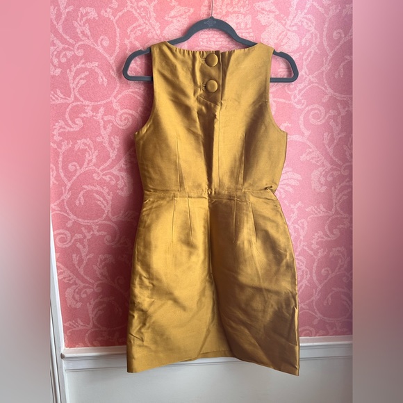 Anthropologie gold dress - Picture 3 of 5